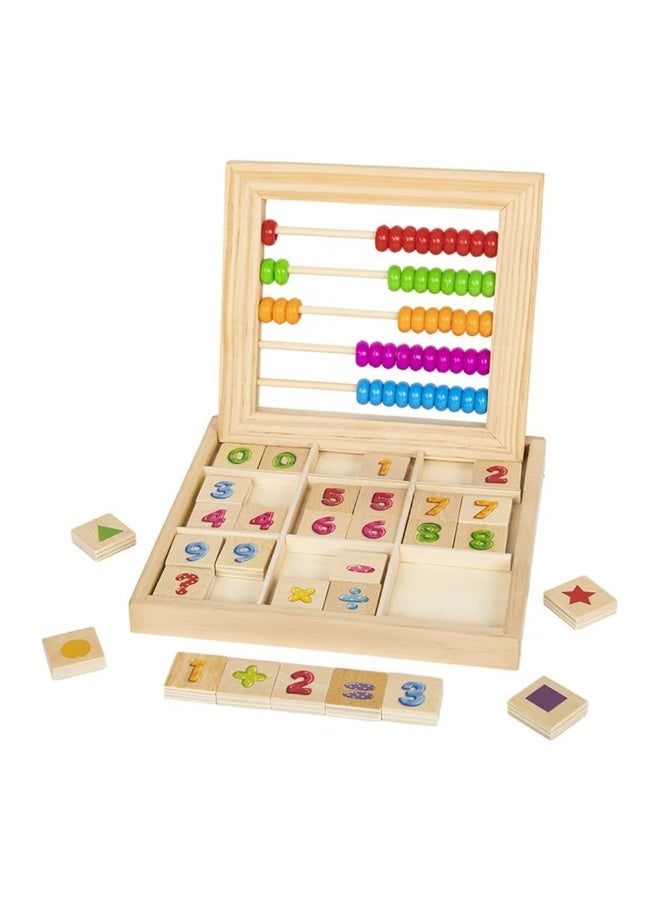 Wooden Abacus, Abacus for Wooden Bead Toy 2 in 1 Rainbow Abacus Learning and Education Toys Math Learning Toys Preschool Toys - Image 1