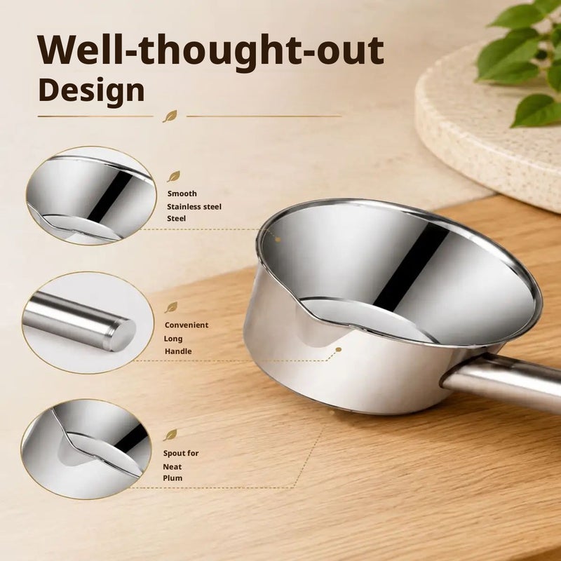 Stainless Steel Bath Water Ladle 0.6 L - Image 4