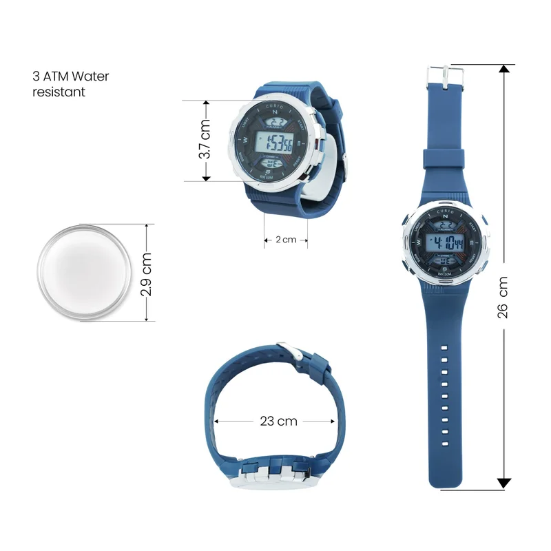 Curio  Kids's Plastic Digital Watch CU-2301G-2 - 29 mm  | Best Price UAE