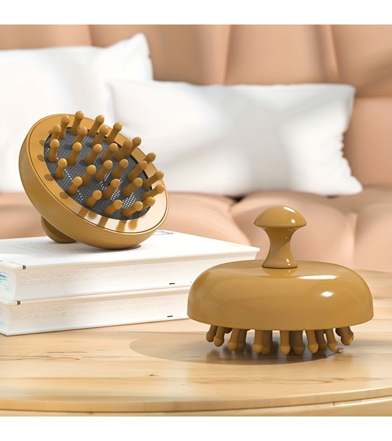 Plastic Massage Brush For Body 28 Nodes Head Scalp Arm Relaxation Ergonomic Handle - Image 2