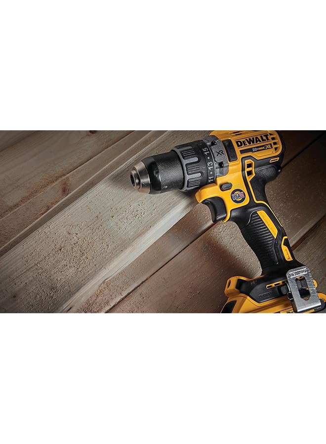 DEWALT Brushless Compact Drill Driver Kit Yellow Black Dcd791D2 Gb - Image 4