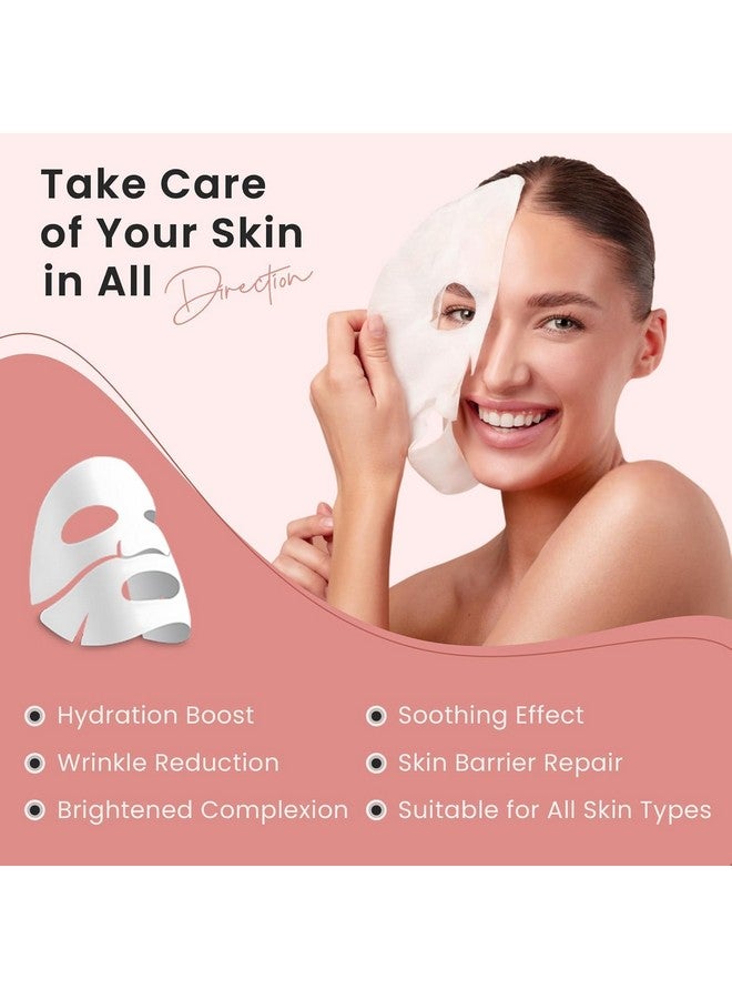 LA NEELJA Face Mask Overnight Bio Collagen Face Mask Bio Collagen Mask Hydrating Overnight Hydrogel Mask Pore (3Pcs) - Image 5