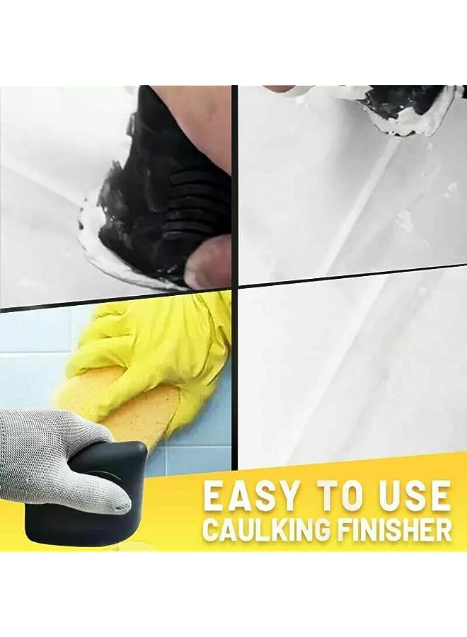 PROMASS Caulking Finisher Tool Grout Scraper, Caulk Applicator Tool, Hand Caulk Tool Sealant Finishing Tools, Ceramic Tile Joint Filling Tool, Multifunctional Caulk Accessories for Tile and Brick - Image 5