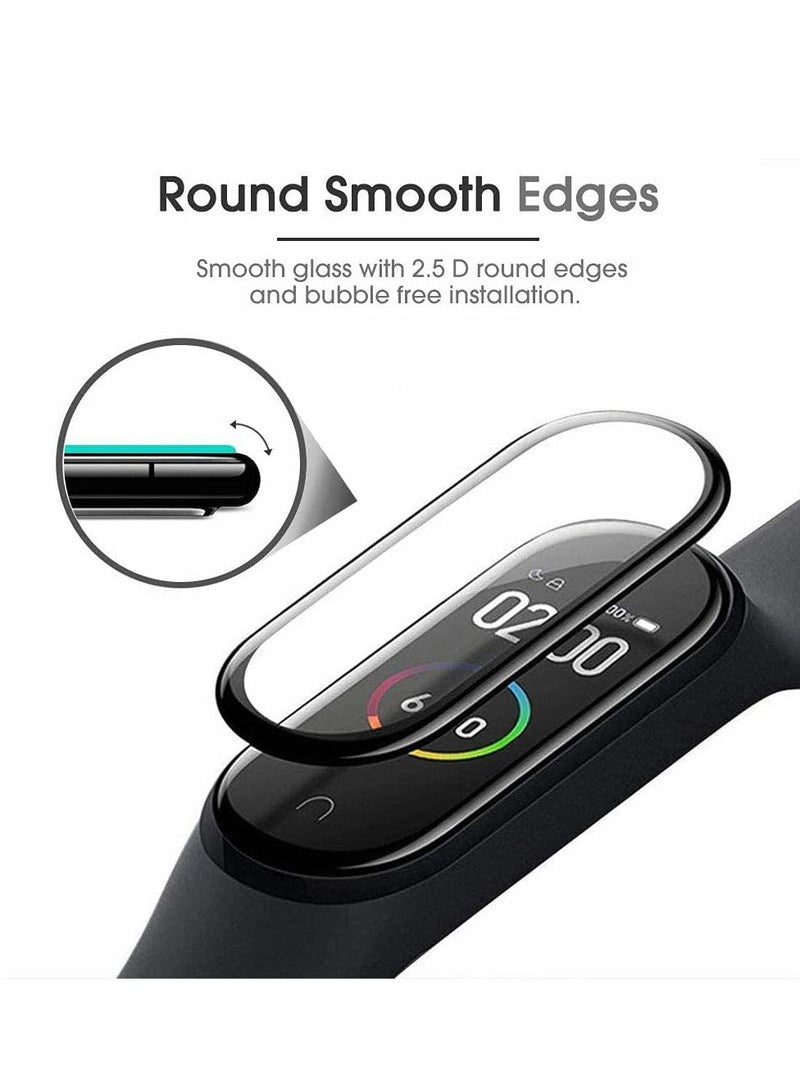 Excefore Protective film, Compatible with Xiaomi Mi Smart Band 6, Full Cover/Bubble Free/Touch Sensitive/Anti-Scratch/Not Glass Film(4PCS)  - Image 5