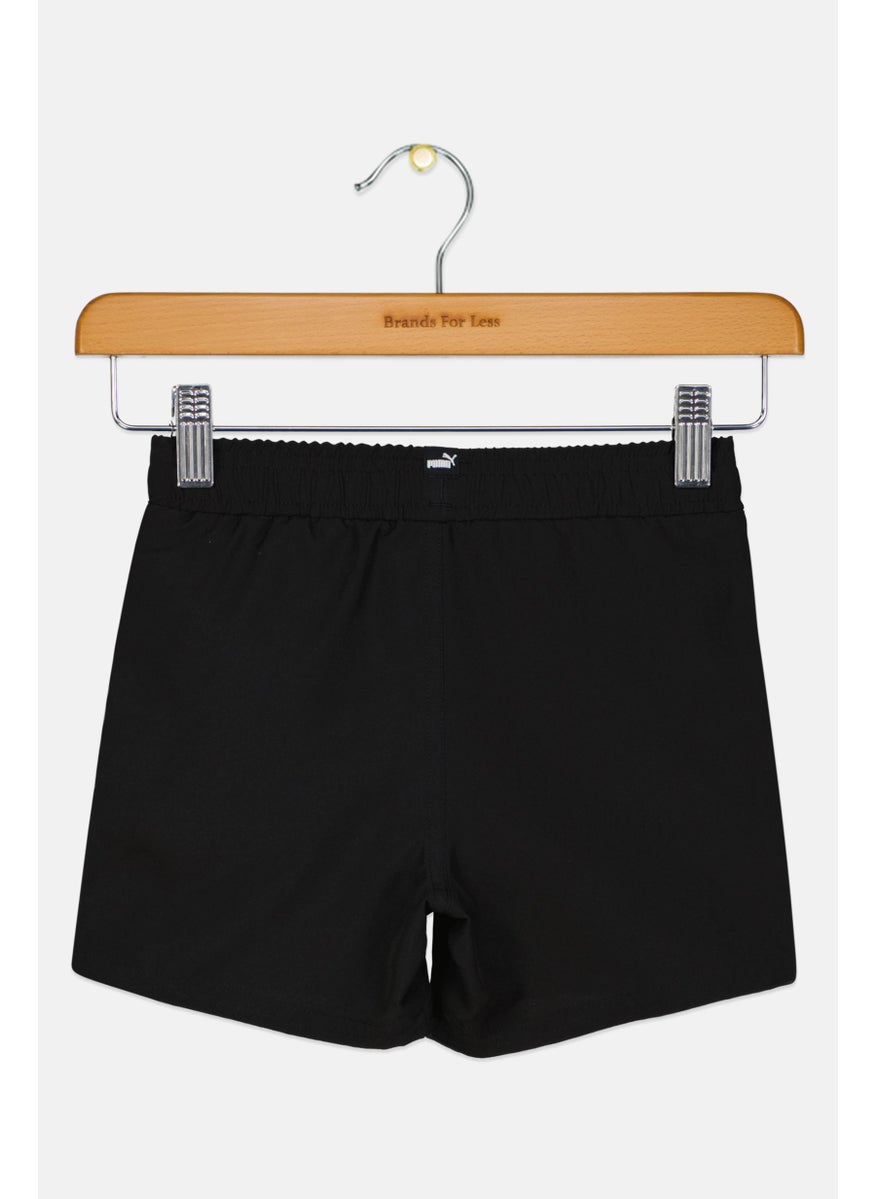 PUMA Toddlers Boy Brand Logo Shorts, Black  - Image 2