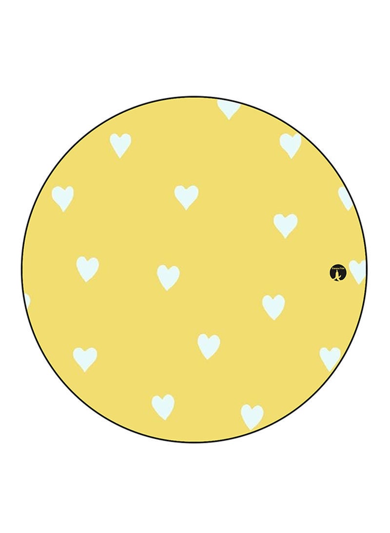 RKN Hearts Printed Mouse Pad Multicolour