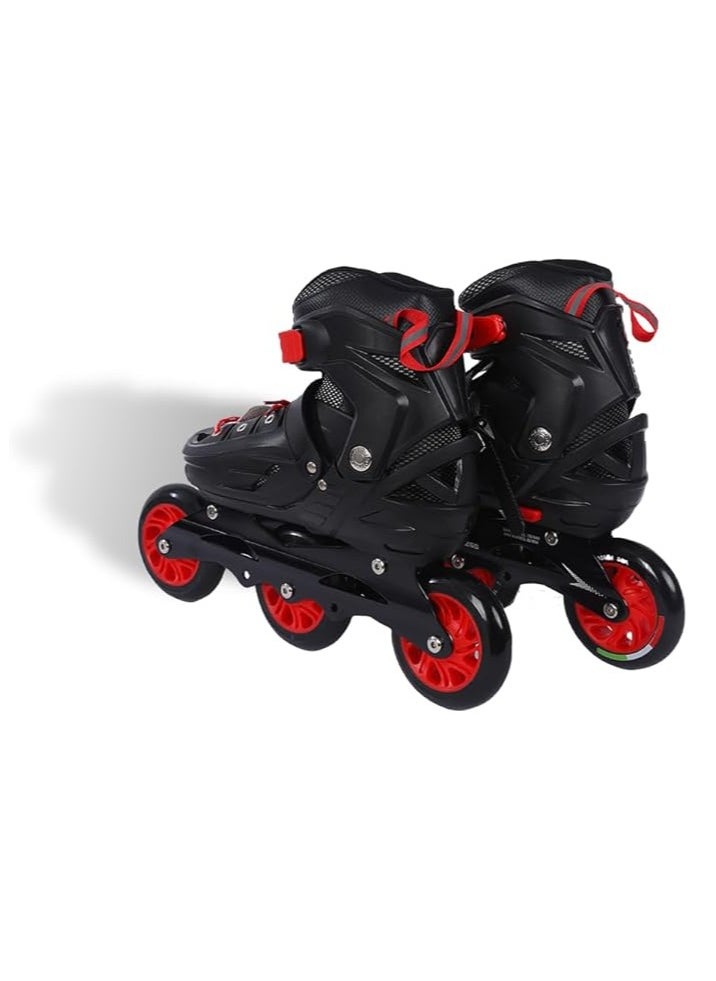 ENDLESS  EL1033 Inline Adjustable Skates Medium Size 34 EUR (UK 1.5) - 38 EUR (UK 5) for 6 to 12 Years | Aluminium Chassis and 100 mm PU Three Wheels | With ABEC 9 Bearings | Indoor and Outdoor  - Image 2