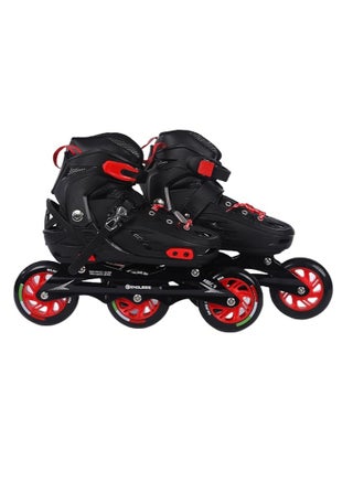 EL1033 Inline Adjustable Skates Medium Size 34 EUR (UK 1.5) - 38 EUR (UK 5) for 6 to 12 Years | Aluminium Chassis and 100 mm PU Three Wheels | With ABEC 9 Bearings | Indoor and Outdoor - pzsku/Z926A140AA7D5D923BBE0Z/45/_/1720105147/ca518610-342c-402f-bb23-ed8f915baa6a