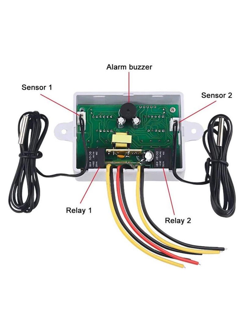 Generic - Dual Digital Thermostat Temperature Controller For incubator - Image 1