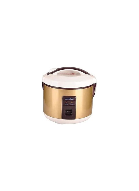 MediaTech 2 In 1 Rice And Vegetables Steamer Cooker, Non-Stick, Cooking Pot, 500 Watt, 1.5L, MT- BZ071- Gold(2 Years Warranty)