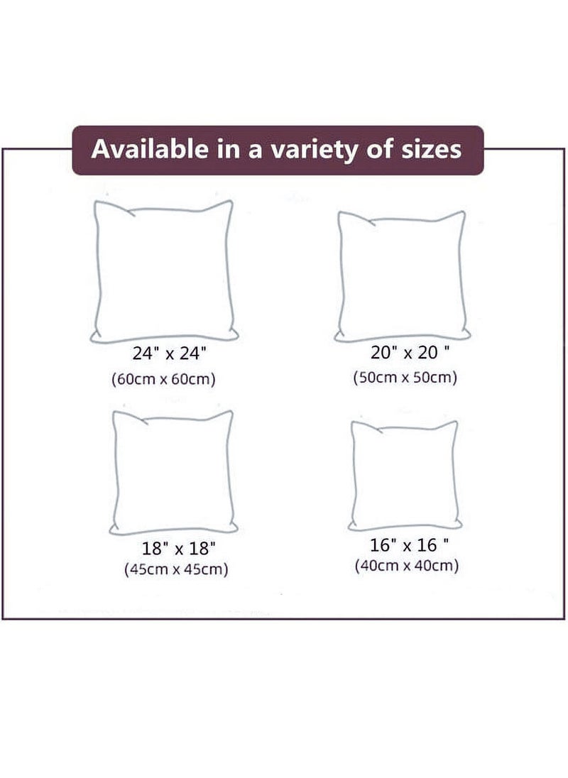 Riara - Art Silk Silver Cushion Cover Throw Pillow Case for Garden Office Sofa Living Room Bedroom Outdoor Couch Farmhouse (Set of 2 18 X 18 Inch) - Image 1