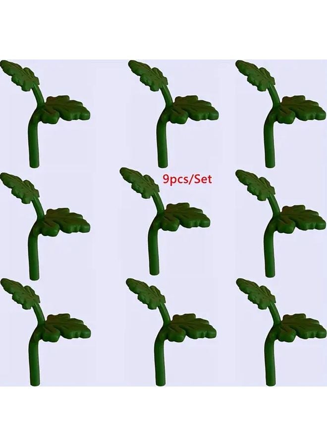 20Pcs Transparent Light Blue Twig Building Blocks DIY Forest Garden Scene Christmas Gift - Image 5