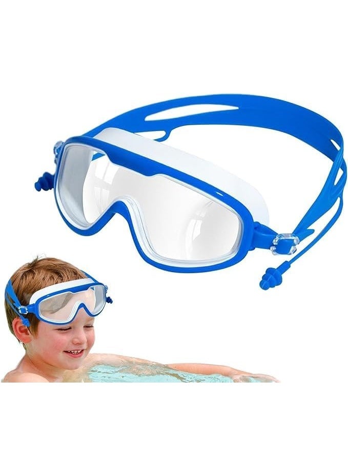 نظارات سباحة ، حماية من الأشعة فوق البنفسجية ، لا تسرب المياه ، تصميم جسر الأنف، ملاءمة مريحة، حزام نظارات قابل للتعديل للأولاد والبنات ( متعدد الألوان ) - Image 3