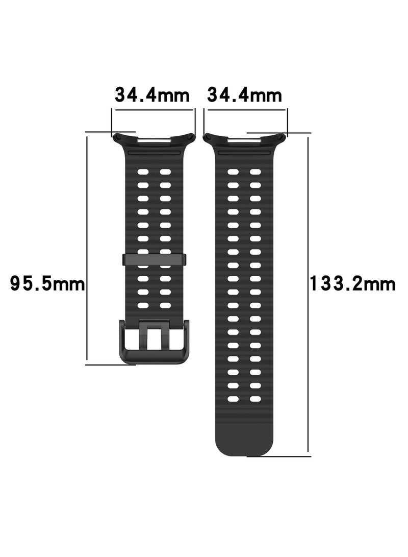 Samsung Galaxy Watch Ultra 47mm Soft Silicone Replacement Strap - High Quality, Lightweight, Stylish & Durable - Easy Installation - Replacement Strap for Samsung Galaxy Watch Ultra 47mm - Image 4