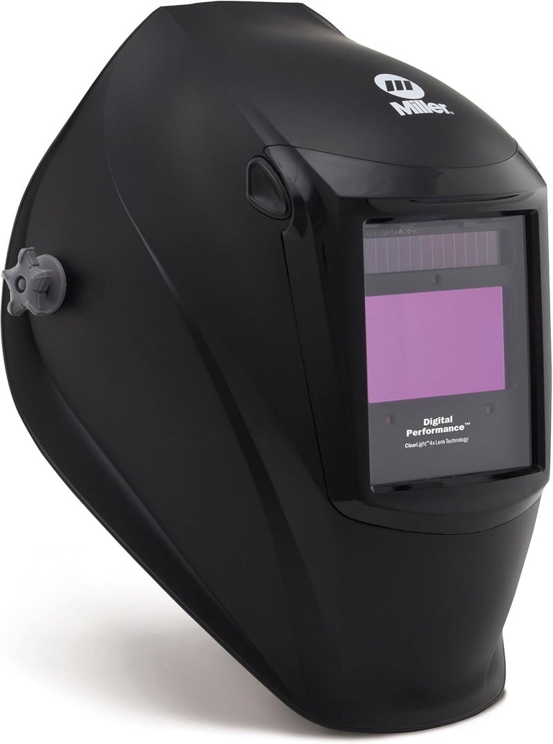 Miller Digital Performance ClearLight 4X Auto Darkening Welding Helmet Black  Digital Auto Welding Helmet with 72 sq in Viewing Area  4X Lens Technology for Ultra Clarity for Men  Women - Image 2