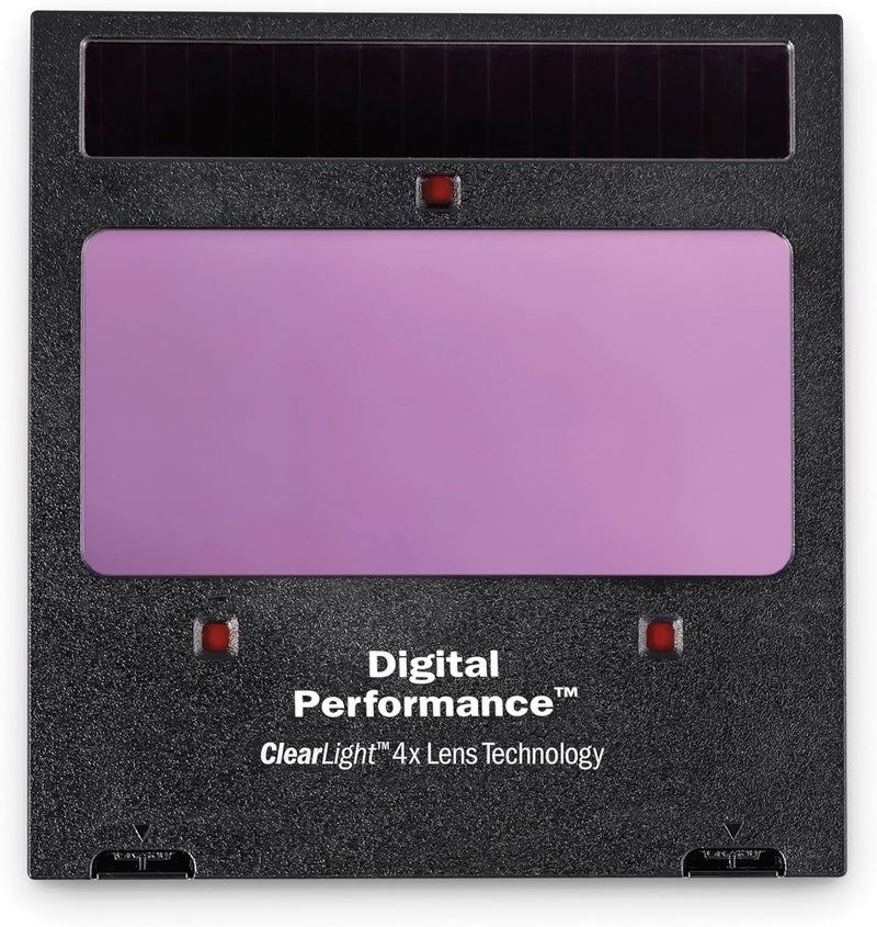 Miller Digital Performance ClearLight 4X Auto Darkening Welding Helmet Black  Digital Auto Welding Helmet with 72 sq in Viewing Area  4X Lens Technology for Ultra Clarity for Men  Women - Image 3