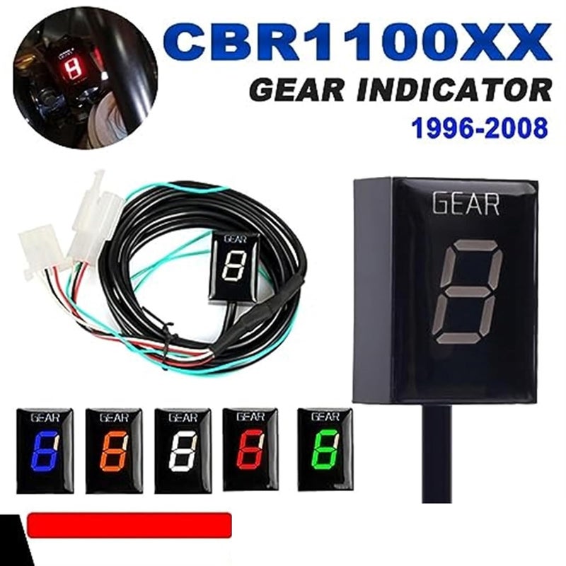 Wivplex 1-6 Gear Indicator Display Meter for Motorcycles - Image 5
