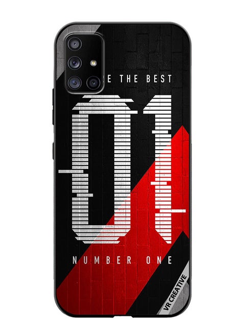 Protective Case Cover For Samsung Galaxy A51 5G Number One Design Multicolour