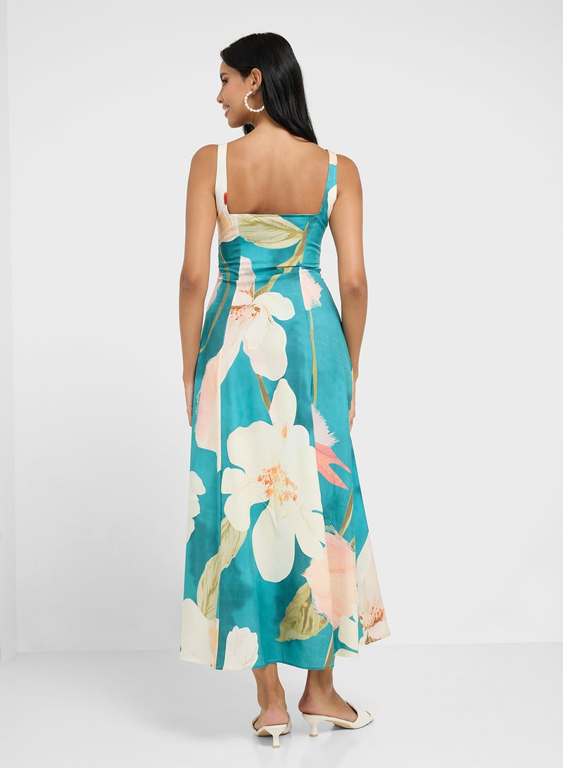 جينجر فستان بدون أكمام بنقشة الزهور - Image 2