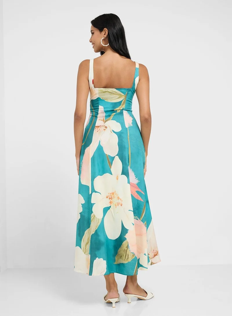 Ginger Floral Sleeveless Dress