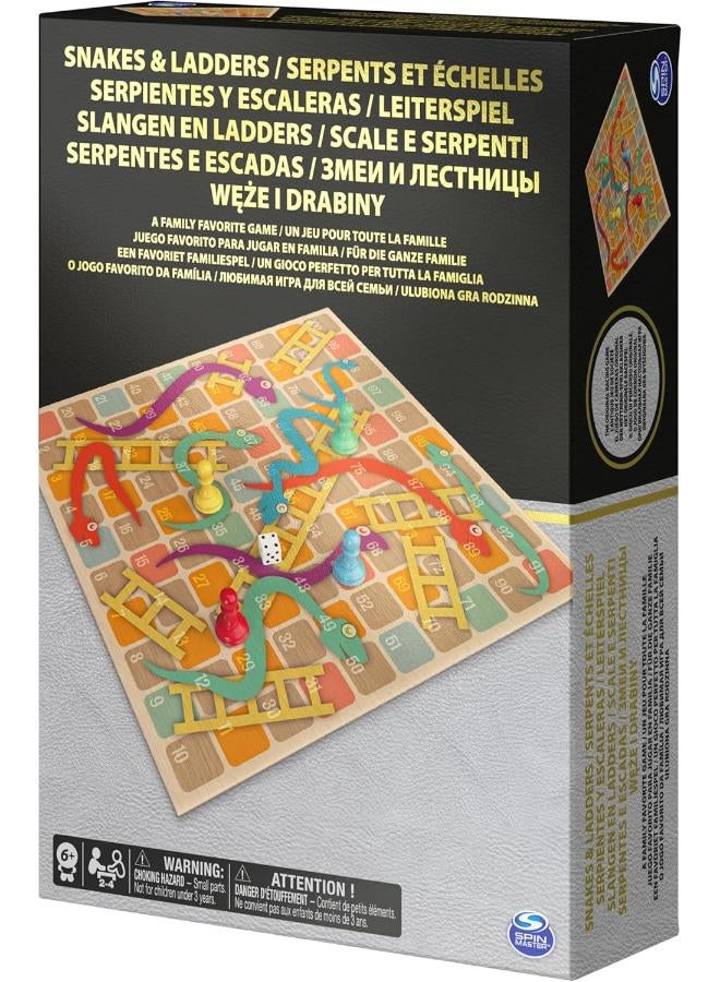 Spin Master Games Classic Game Snakes & Ladders inFoilBox - Image 3