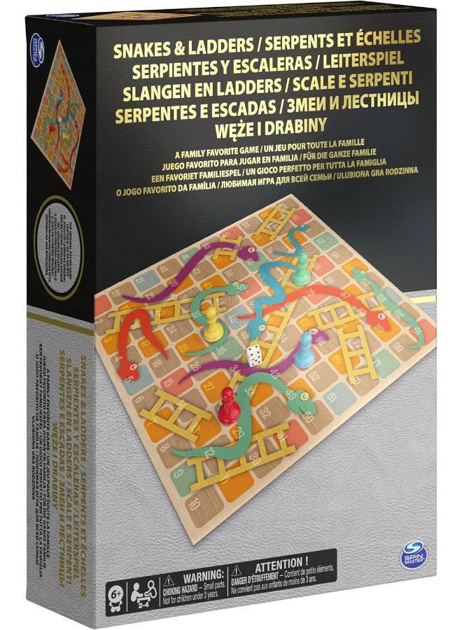 Spin Master Games Classic Game Snakes & Ladders inFoilBox - Image 4