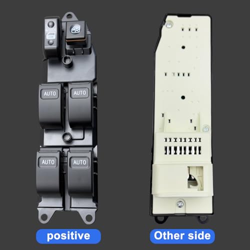 BELGEMAY Driver-Side Window Switch - 84820-12460/0F040/02150/12480 - Fits 02-15 Toyota RAV4/Camry/Sienna/Prius/Corolla EX/Fortuner (One-Touch, Blue LED) - W/Tool, 1-Year Warranty​ - Image 4