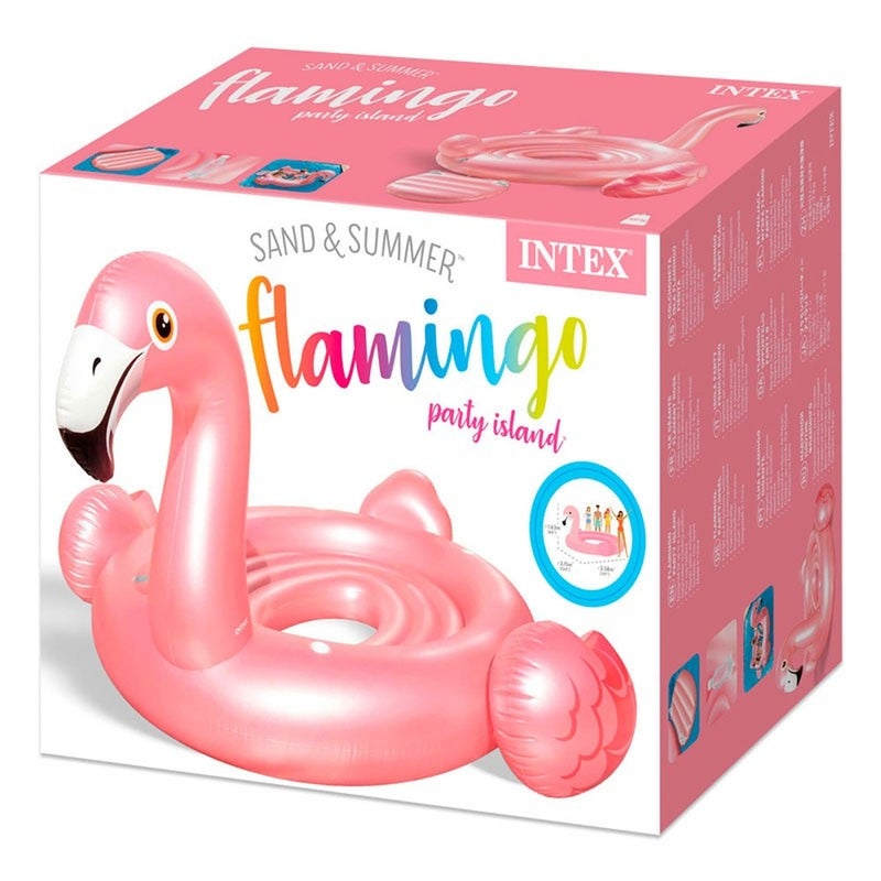 Intex - Inflatable Flamingo Party Island 358x315x163 cm - 57297EU - Image 5
