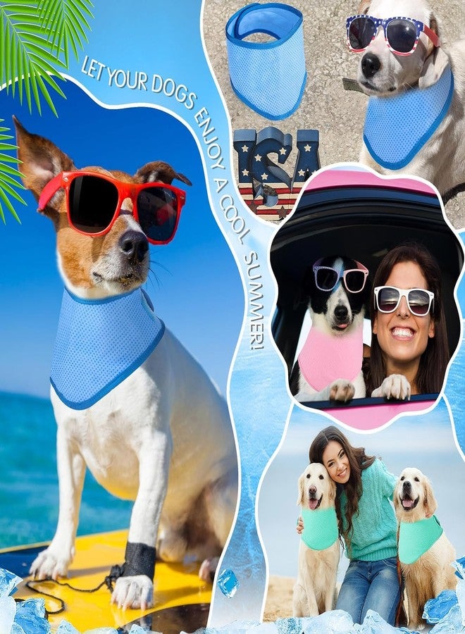 YEDUDA 2 Pack Dog Cooling Bandana - Instant Chill Out Cooling Dog Bandanas, Adjustable Cooling Kerchief for Small Medium Large Dogs for Hot Summer, Ice Scarf Avoid Sunstroke (2 Pack, Large) - Image 5