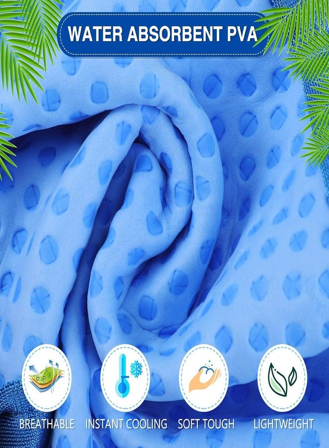 YEDUDA 2 Pack Dog Cooling Bandana - Instant Chill Out Cooling Dog Bandanas, Adjustable Cooling Kerchief for Small Medium Large Dogs for Hot Summer, Ice Scarf Avoid Sunstroke (2 Pack, Large) - Image 3