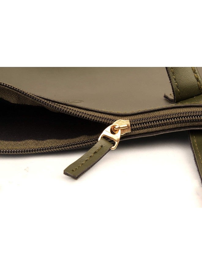 Mammon Mammon Women's Stylish Tote Handbag (Green)  - Image 2