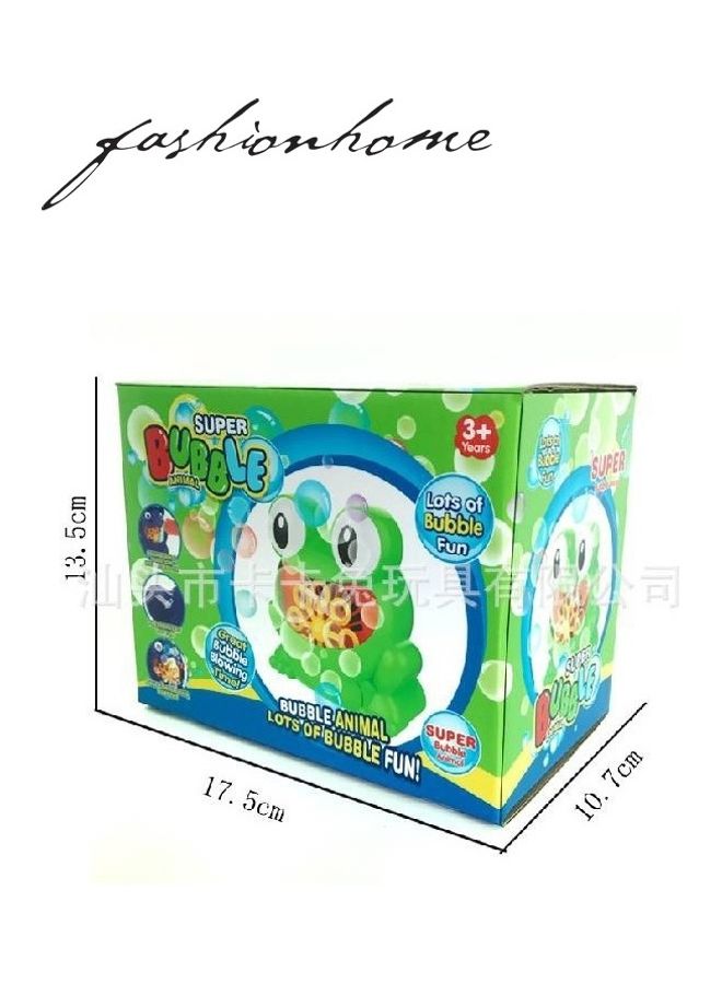 NIBEMINENT Cute Frog Automatic Bubble Machine Toy - Image 4