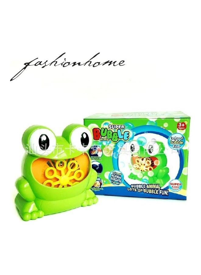 NIBEMINENT Cute Frog Automatic Bubble Machine Toy - Image 3