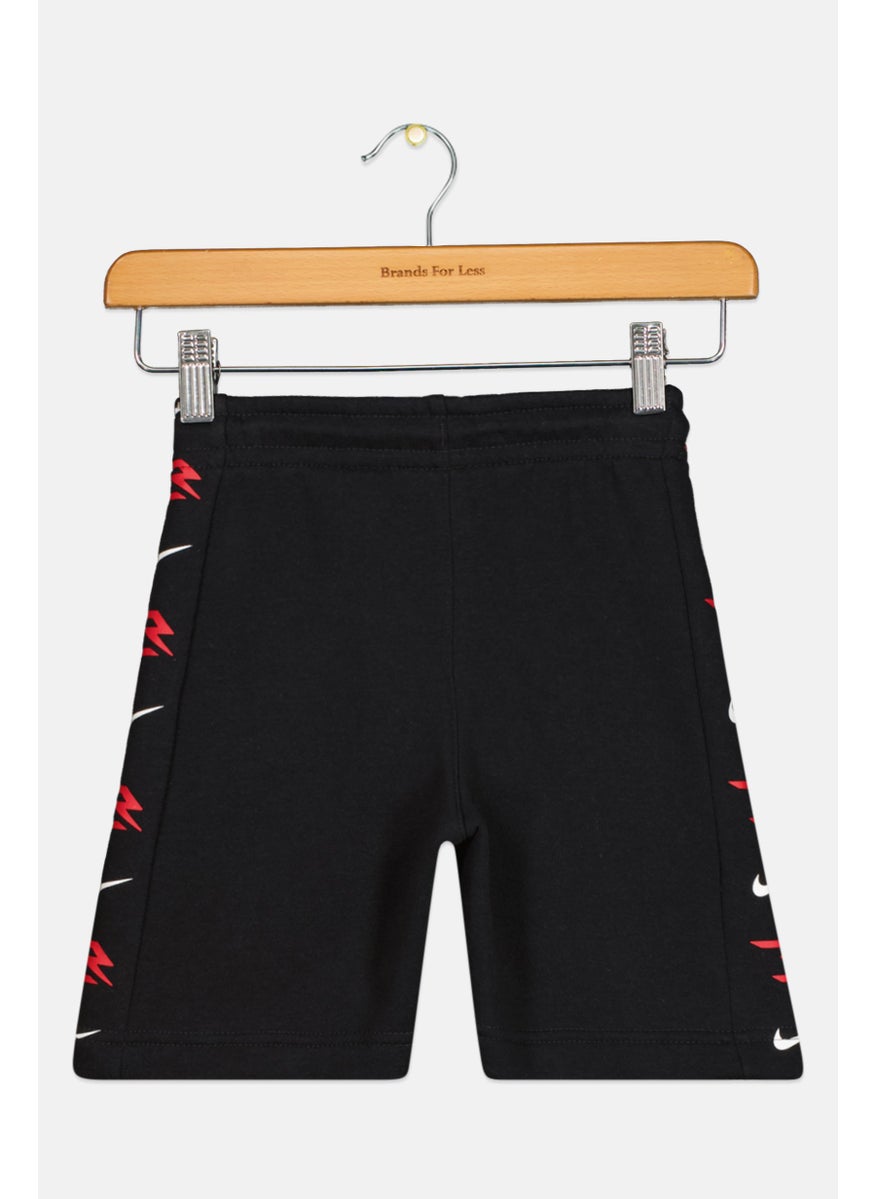 Nike 3Brand by Russell Wilson - Kids Boy Sportswear Fit Brand Logo Training Shorts, Black - Image 1