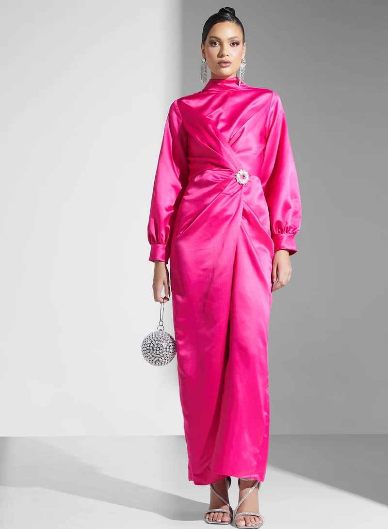Namshi x Satin Tulip Dress