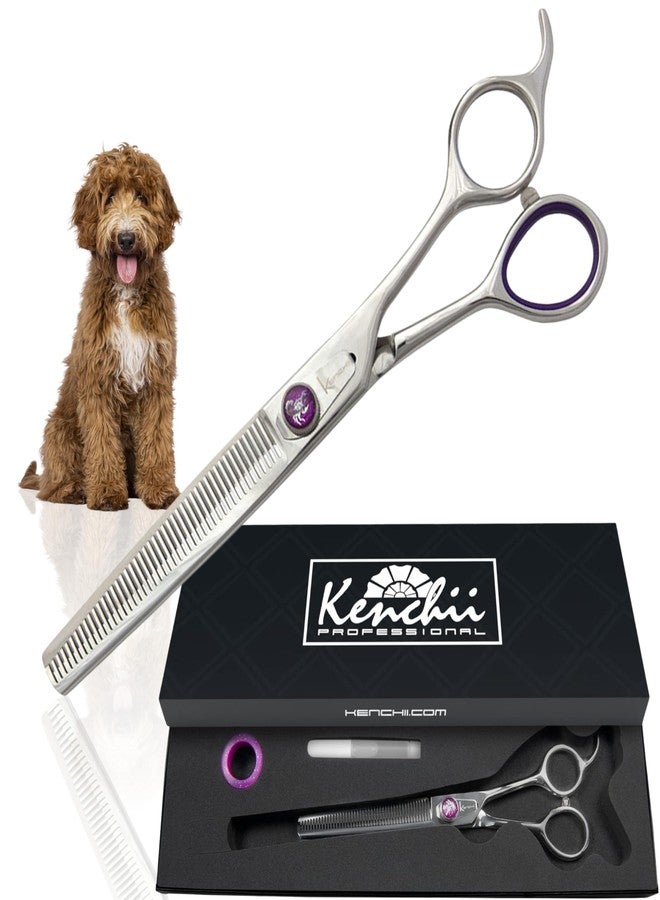 Kenchii Scorpion Dog Grooming Scissors, 46 Tooth Thinning Shears, Dog Scissors for Grooming, Professional Pet Grooming Scissors, Heavy Duty, Durable and Sharp - Image 1