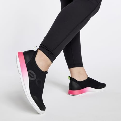 OOFOS OOmg Sport Low Recovery Shoe, Pink Fade - Women’s Size 6 - Image 2