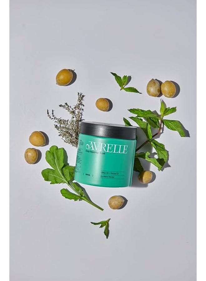 AVRELLE Hair Mask Olive Oil & Rocca Oil 500 ml - Image 5