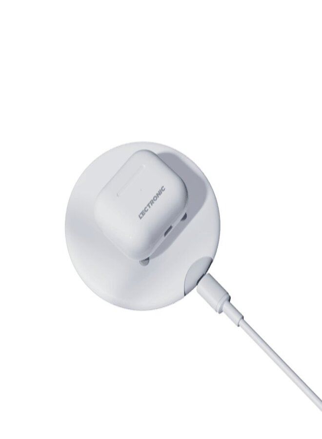 ليكترونيك سماعات الأذن ايربودز برو من ليكترونك شحن لاسلكي - أبيض - Image 2