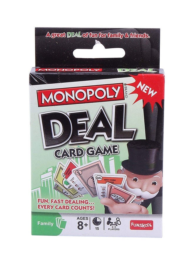 Monopoly Deal Card Game, Age 8+ Years - Image 1