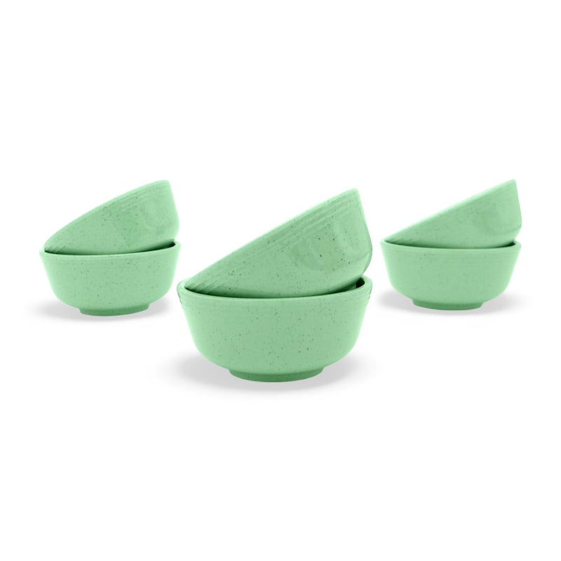 Superware | Pure Melamine | Classic Plus Bowl Set - Green Sand 4” (6 Nos.) | Stain Free, Glazed Finish - Image 3