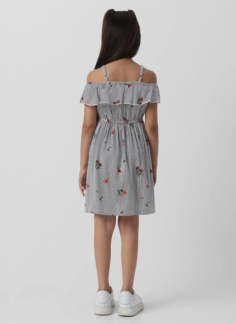 Nautinati Striped Floral Dress