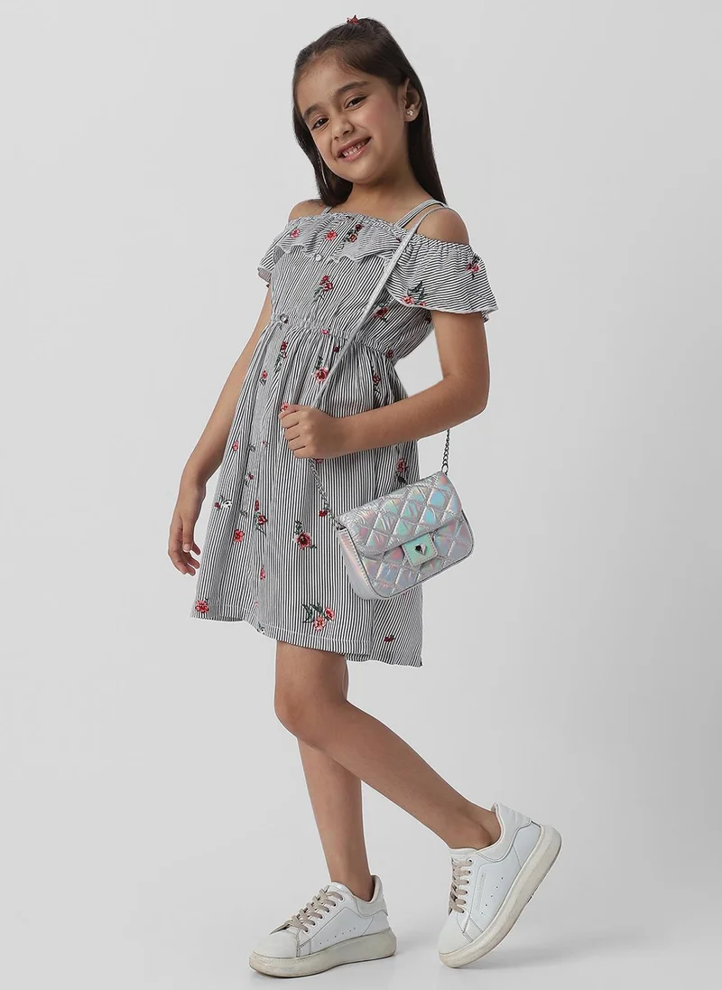 Nautinati Striped Floral Dress
