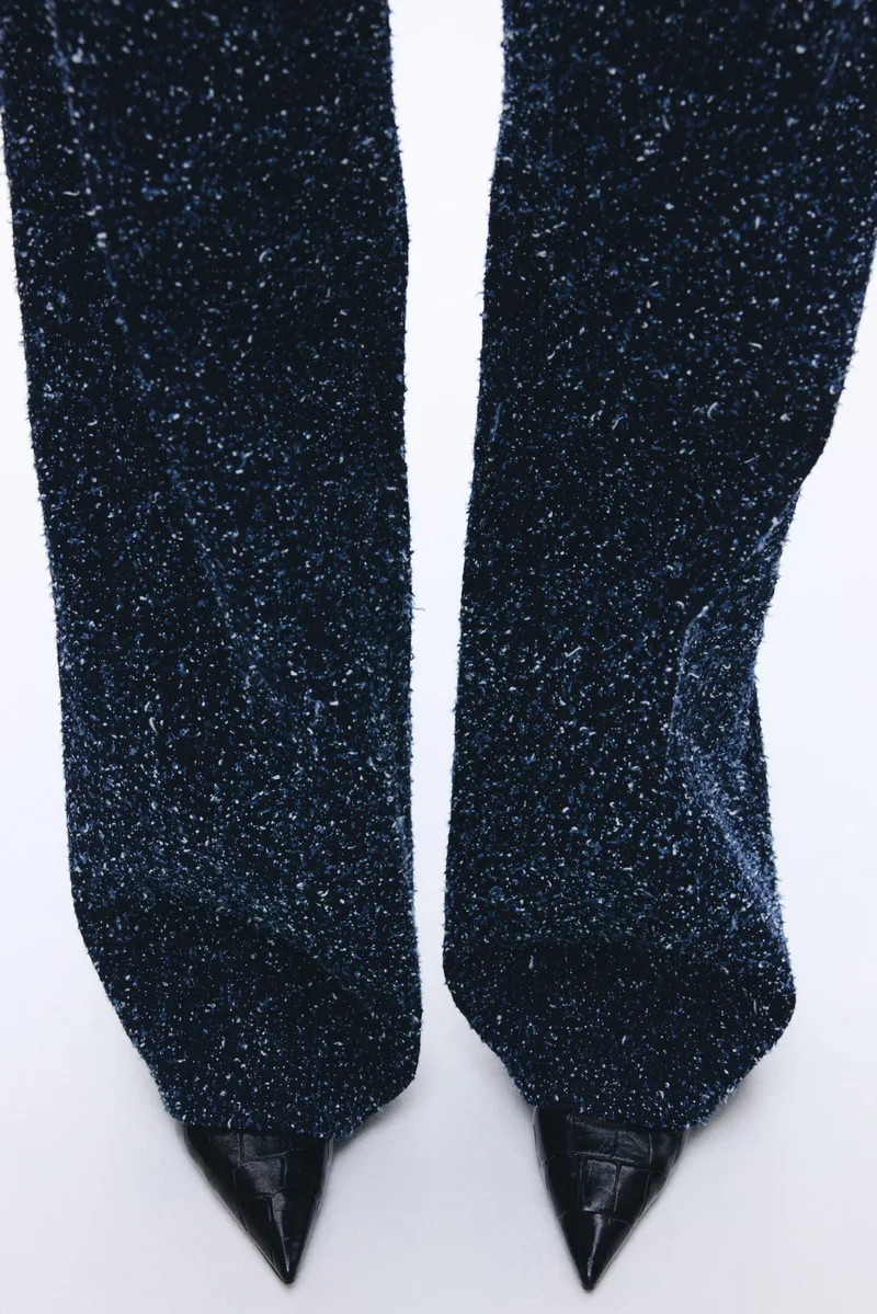 H&M Bouclé denim jeans