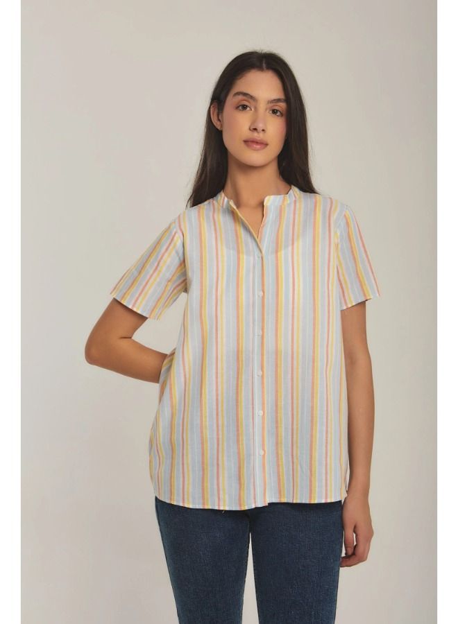Premoda Striped blouse short sleeve  - Image 1