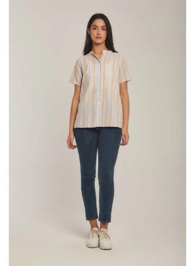 Premoda Striped blouse short sleeve  - Image 4