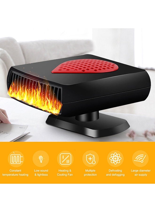 MUNTAQI 3-in-1 Car Heater, Auto Air Purification Heater Fan 24V Vehicle Electric Cooling Window Windshield Defroster Demister - Image 3