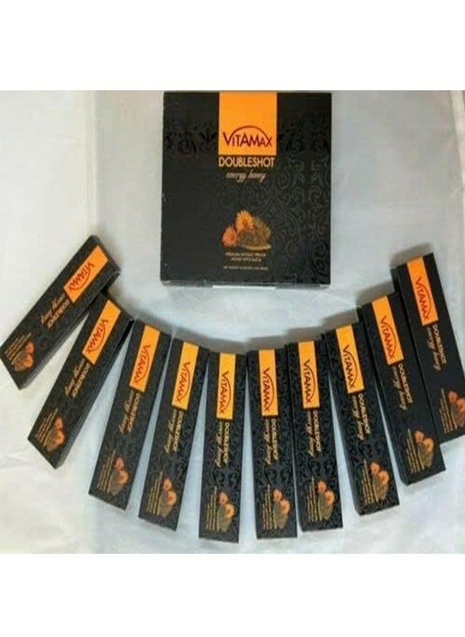 BEAUTY AMBITION - Vita Max Double Shot Energy Honey for Men 10 Sachets - Image 1
