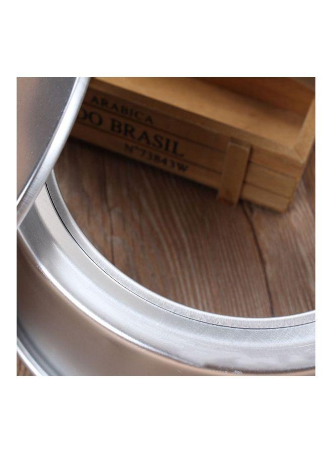 Round Shape Cake Baking Pan Silver 16.8x16.8x7.5cm - Image 2
