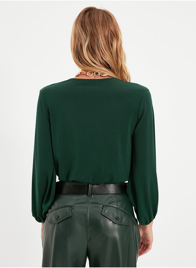 Emerald Green Slim Double Breasted Neck Flexible Knitted Blouse TWOAW20BZ0810 - pzsku/Z926B7DB657E7AC1714A7Z/45/_/1730941076/75495a9d-9018-4cdc-82e6-18db96322d5b